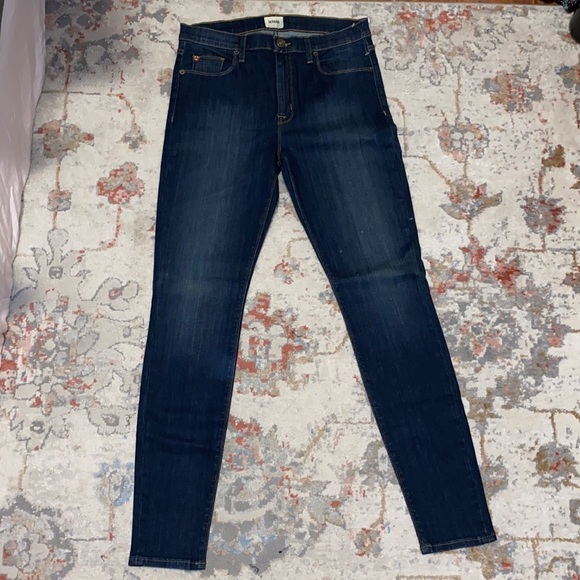 NWOT Dark wash high waist jeans - Picture 1 of 3